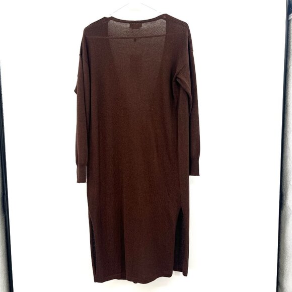 NWT Revolve Lovers+Friends Brown Shimmer Duster Cardigan Women's Medium - Picture 7 of 9